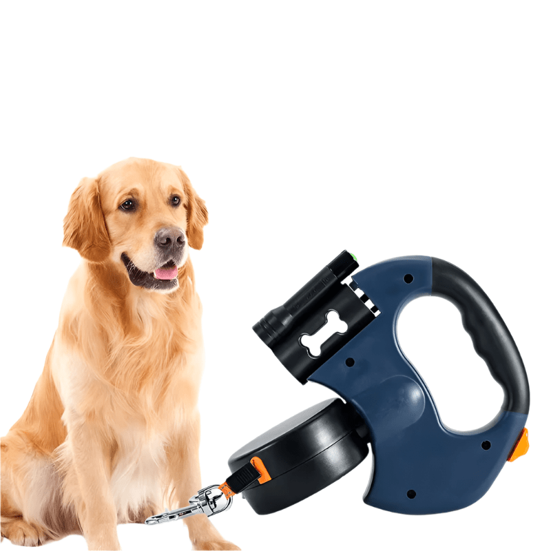 Guinzaglio doppio per cani con luce LED - Resistente fino a 30kg per uscite sicure e alla moda