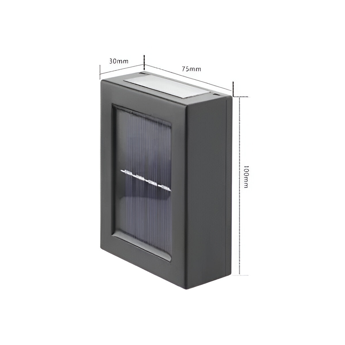 Selora - Energy-efficient Solar Outdoor Lamp with LED - IP65 Waterproof in Black for Optimal Lighting