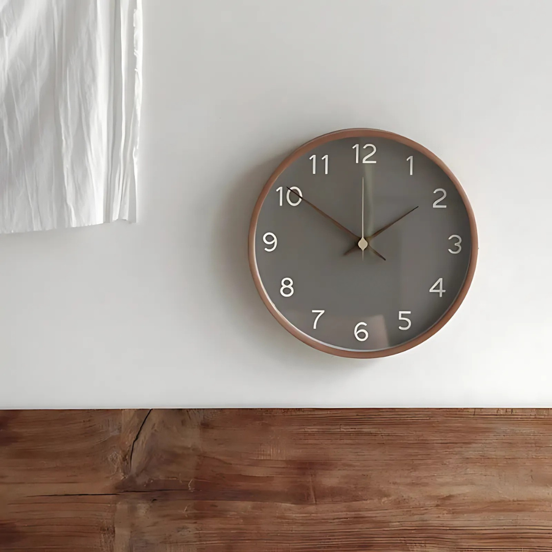 Transcend - Elegante Orologio da Parete Moderno in Legno per un Interno di Stile