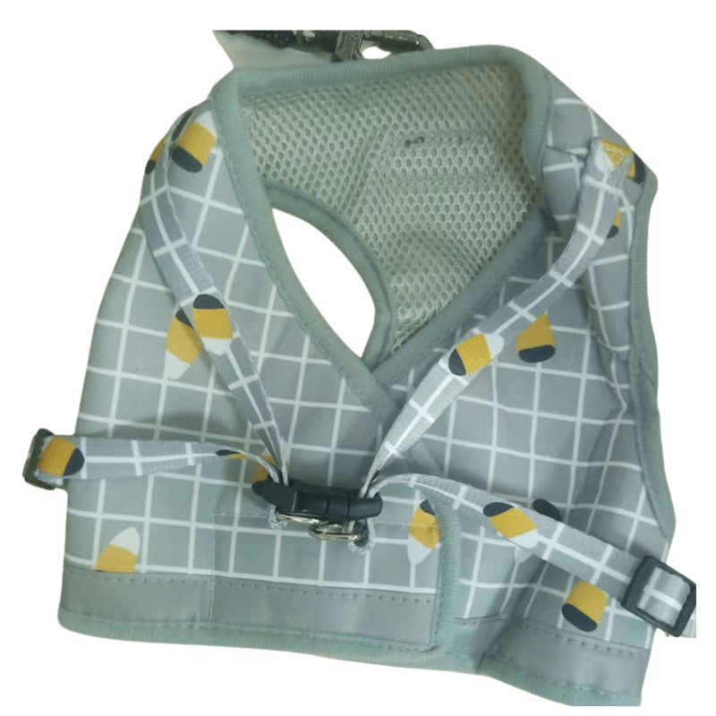 Set canotta riflettente protettiva e cintura per camminare in sicurezza con stile