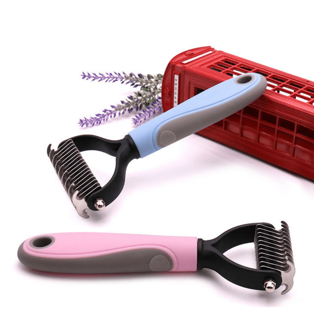 Spazzola per la cura del pelo animale con effetto calmante e rimozione efficace dei peli
