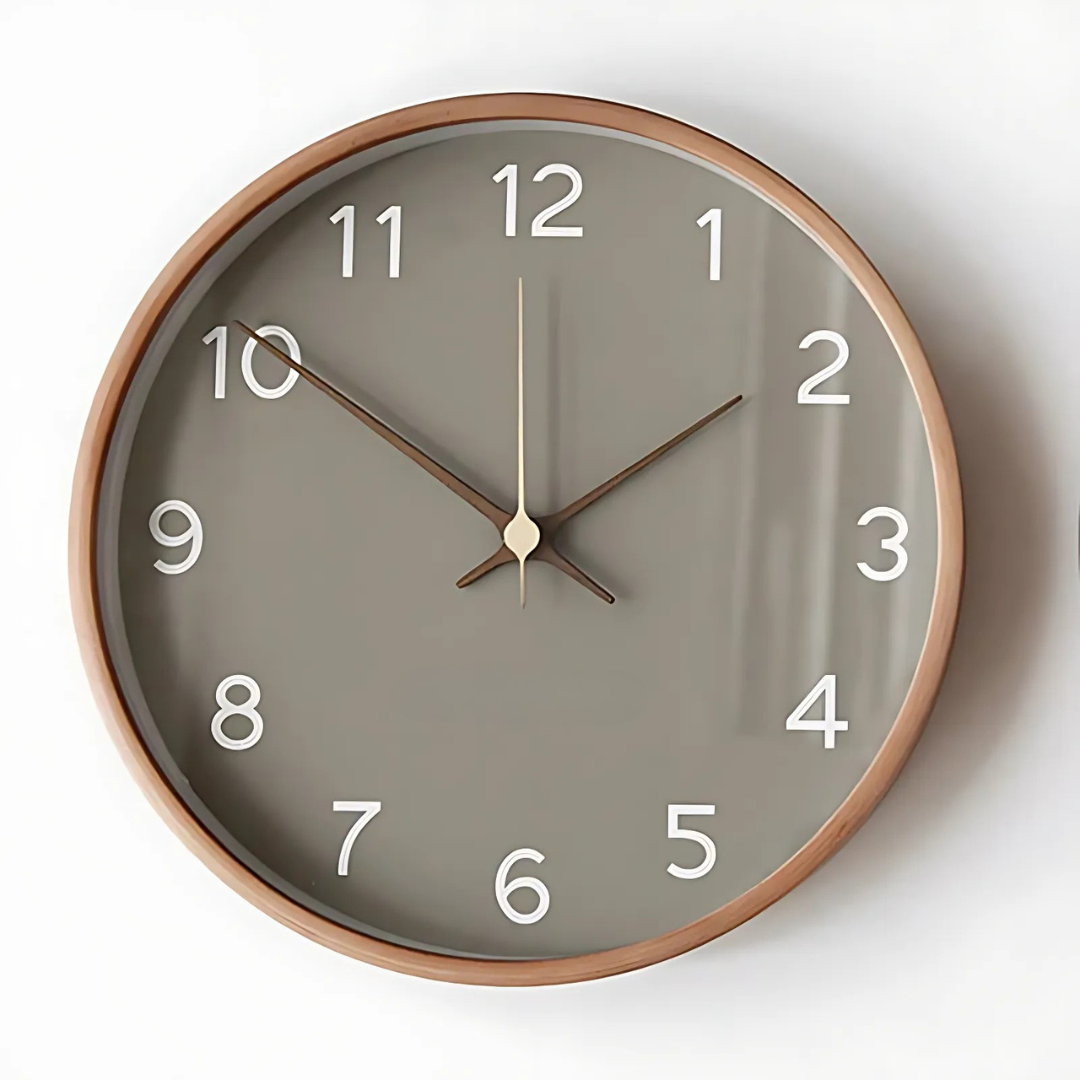 Transcend - Elegante Orologio da Parete Moderno in Legno per un Interno di Stile