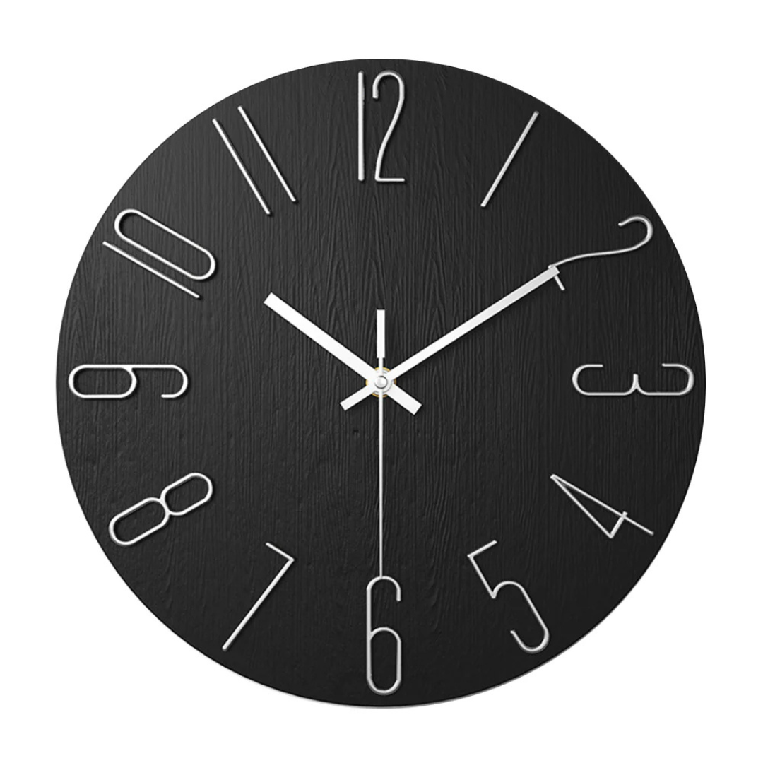 Noble - Orologio da parete sottile e elegante perfetto per il soggiorno