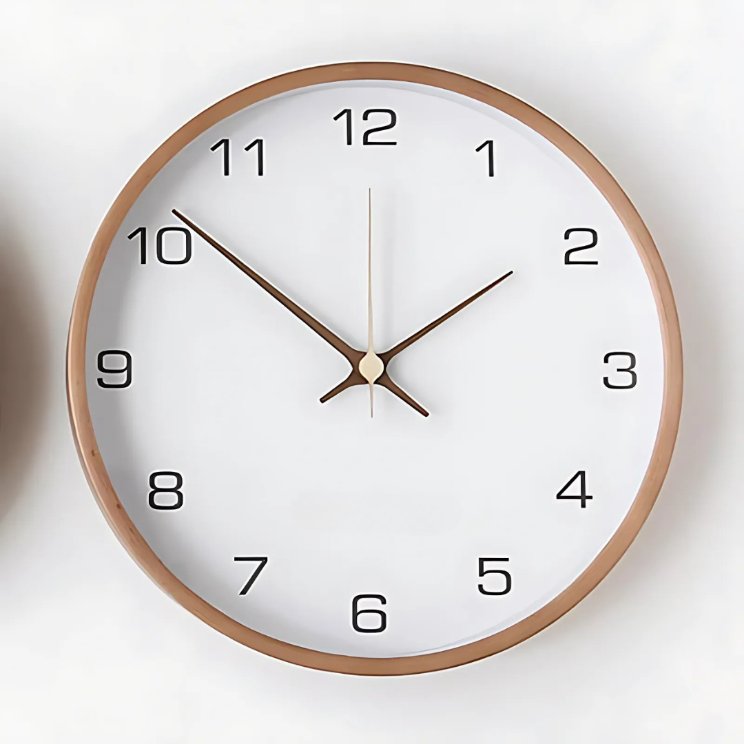 Transcend - Elegante Orologio da Parete Moderno in Legno per un Interno di Stile