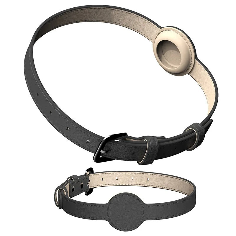 Collare per cane elegante con supporto Airtag integrato per il tracciamento definitivo