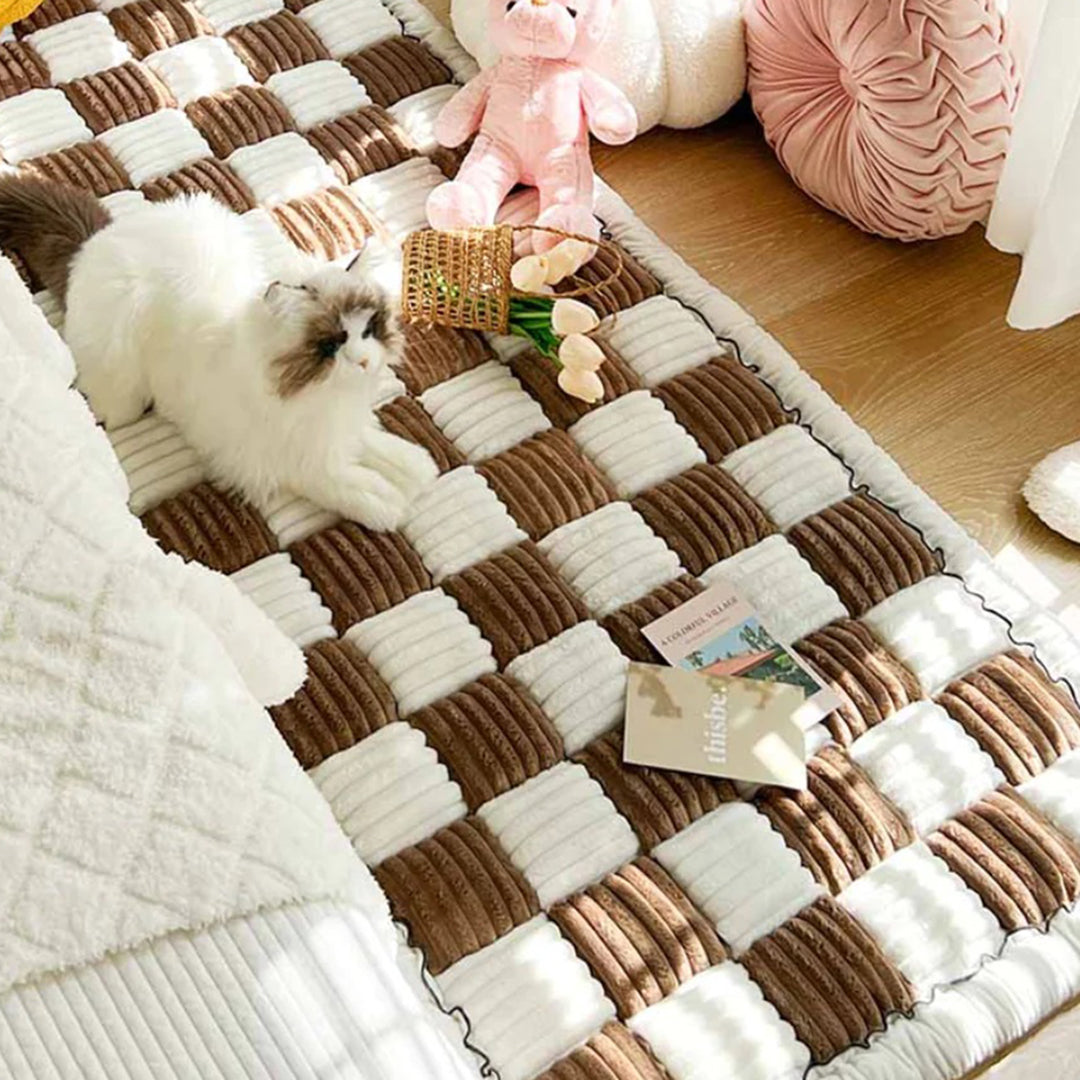 Coperta di Lusso Impermeabile per Cani con Fondo Antiscivolo