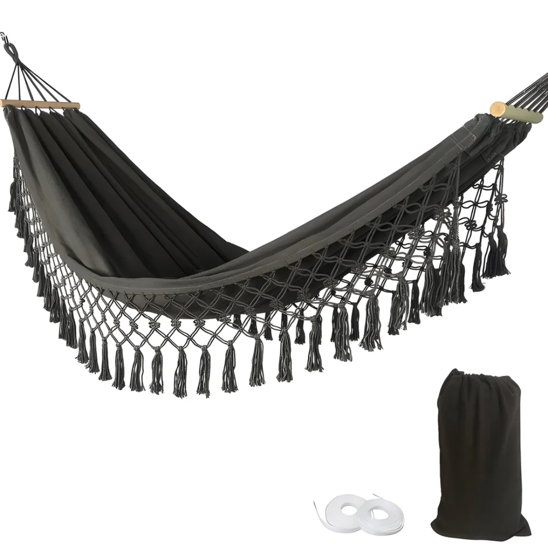 Velri - Amaca di Cotone Boho Lussuosa e Confortevole per il Massimo Relax