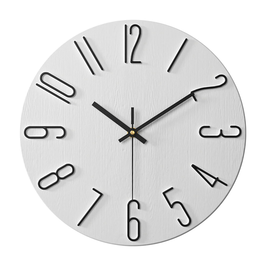 Noble - Orologio da parete sottile e elegante perfetto per il soggiorno