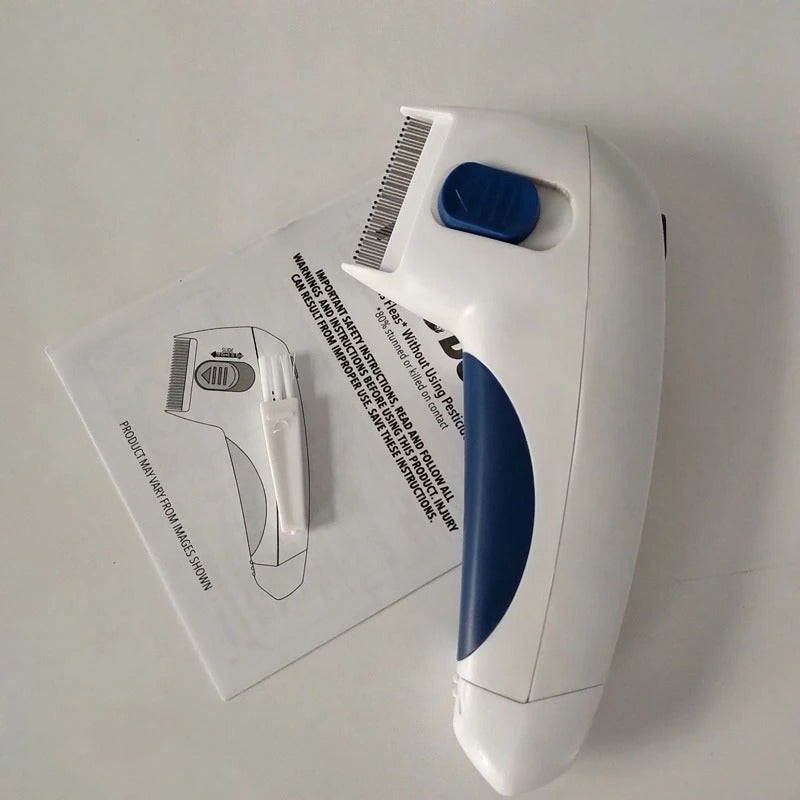 Pettine professionale per pulci per animali domestici per una rimozione efficace