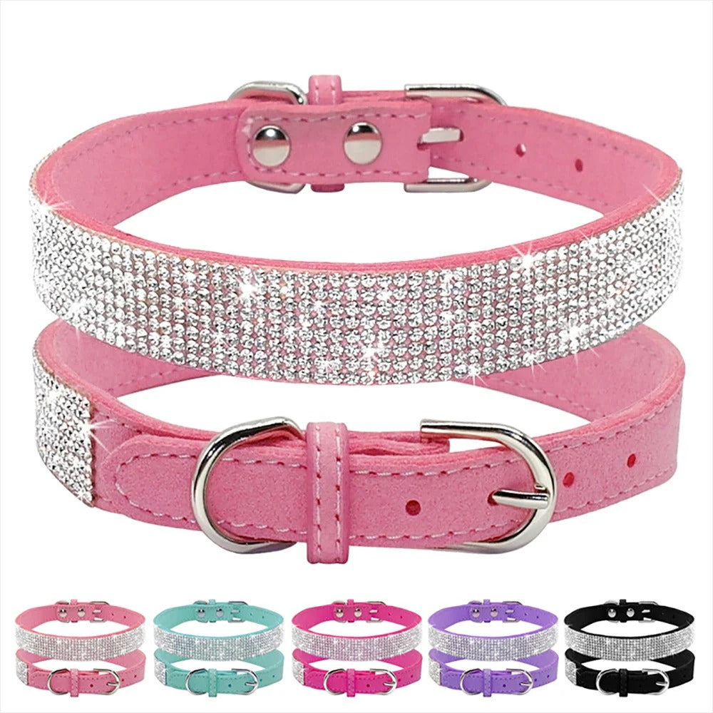 Collana polsino scintillante con paillettes per un look glamour