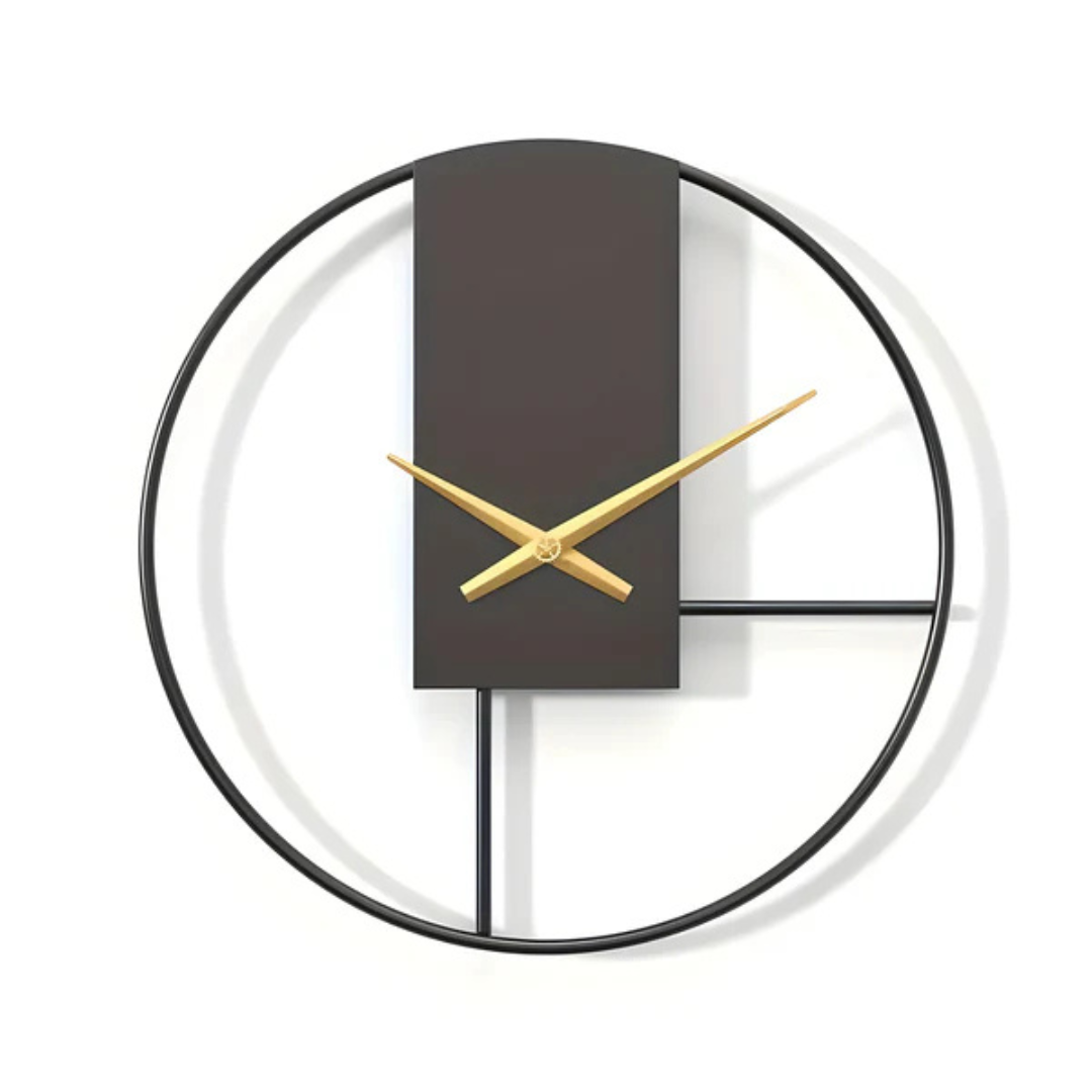 Aurum - Orologio da Parete Minimalista Elegante | Design Silenzioso Elegante e Rilassante