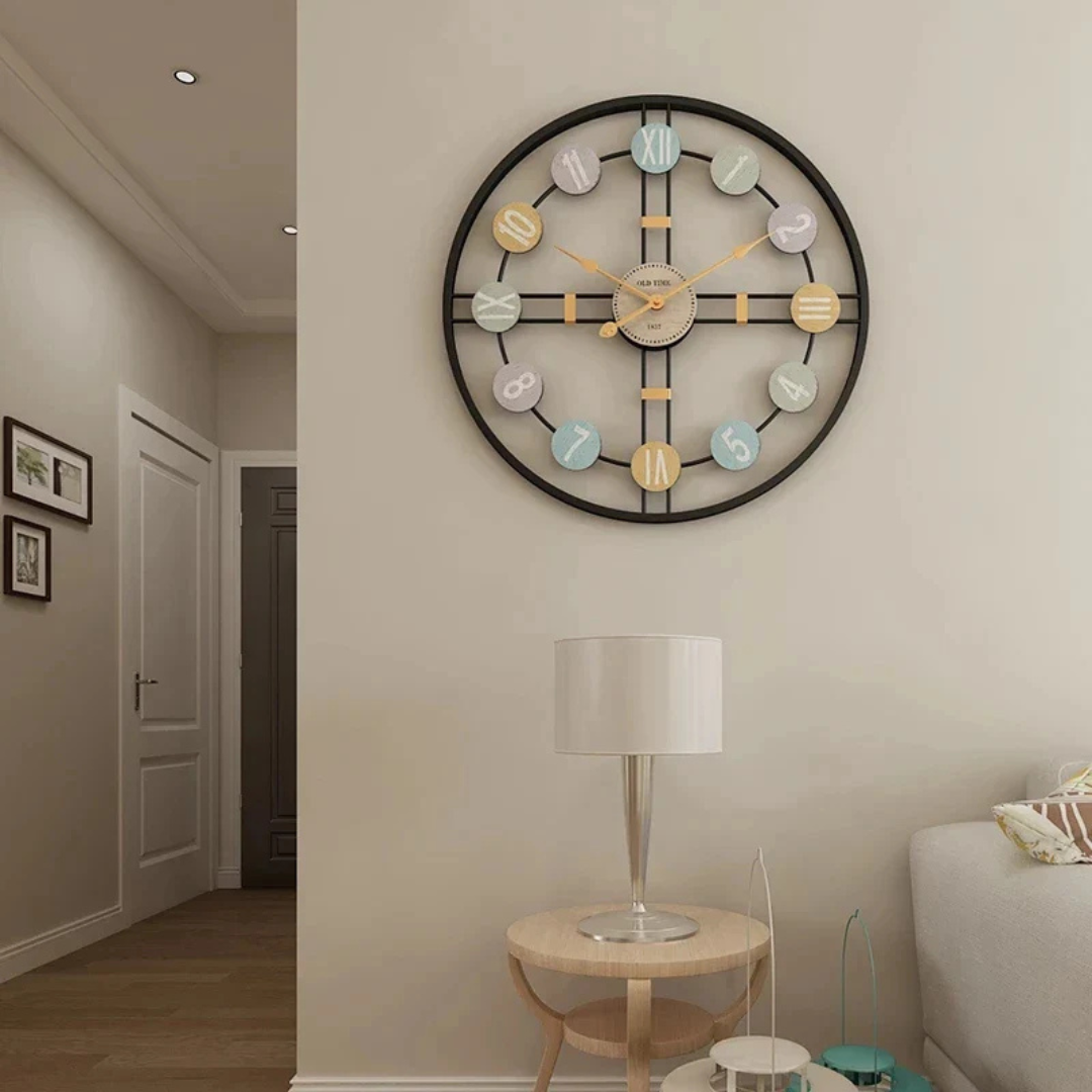 Grande orologio da parete per il soggiorno - elemento decorativo elegante e funzionale