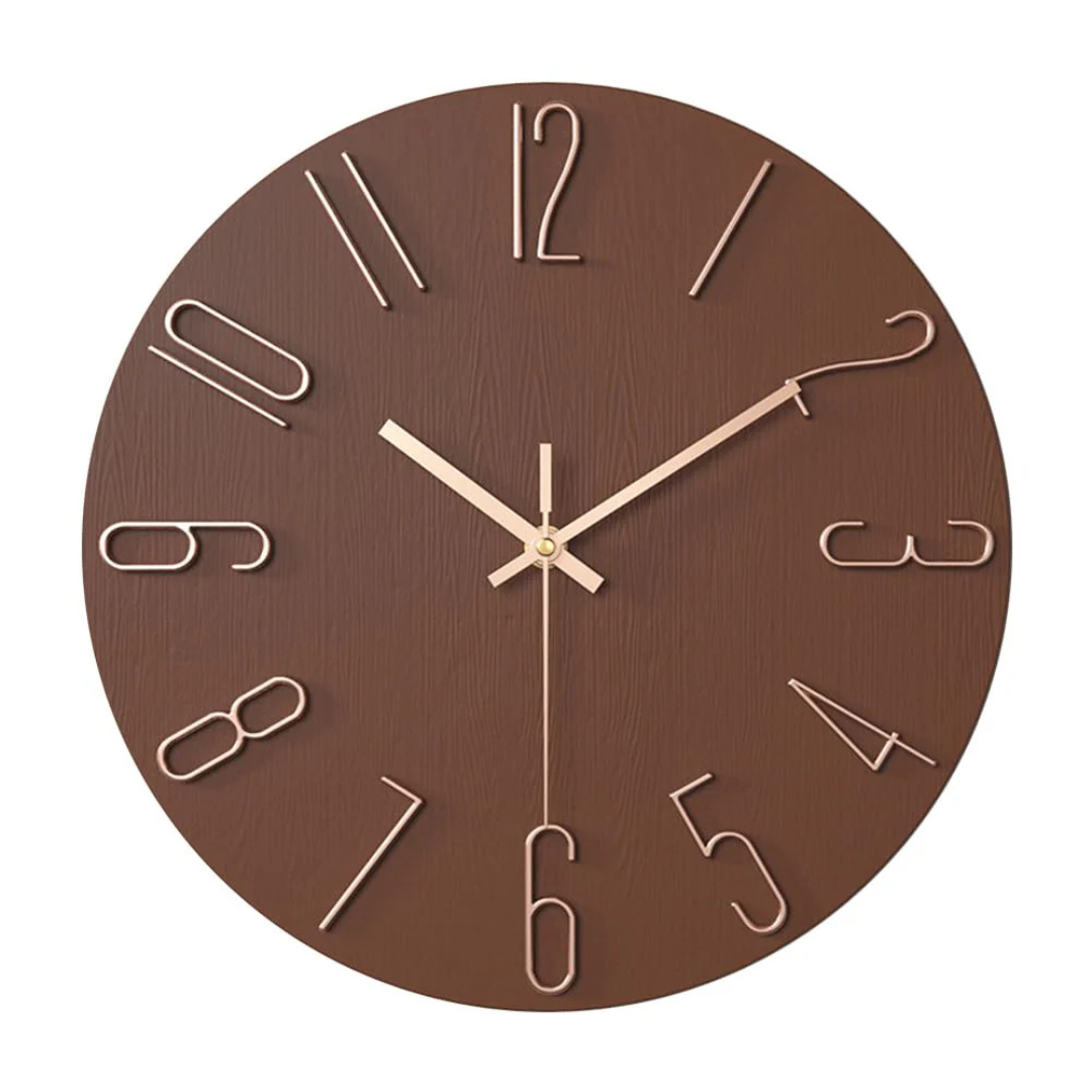 Noble - Orologio da parete sottile e elegante perfetto per il soggiorno