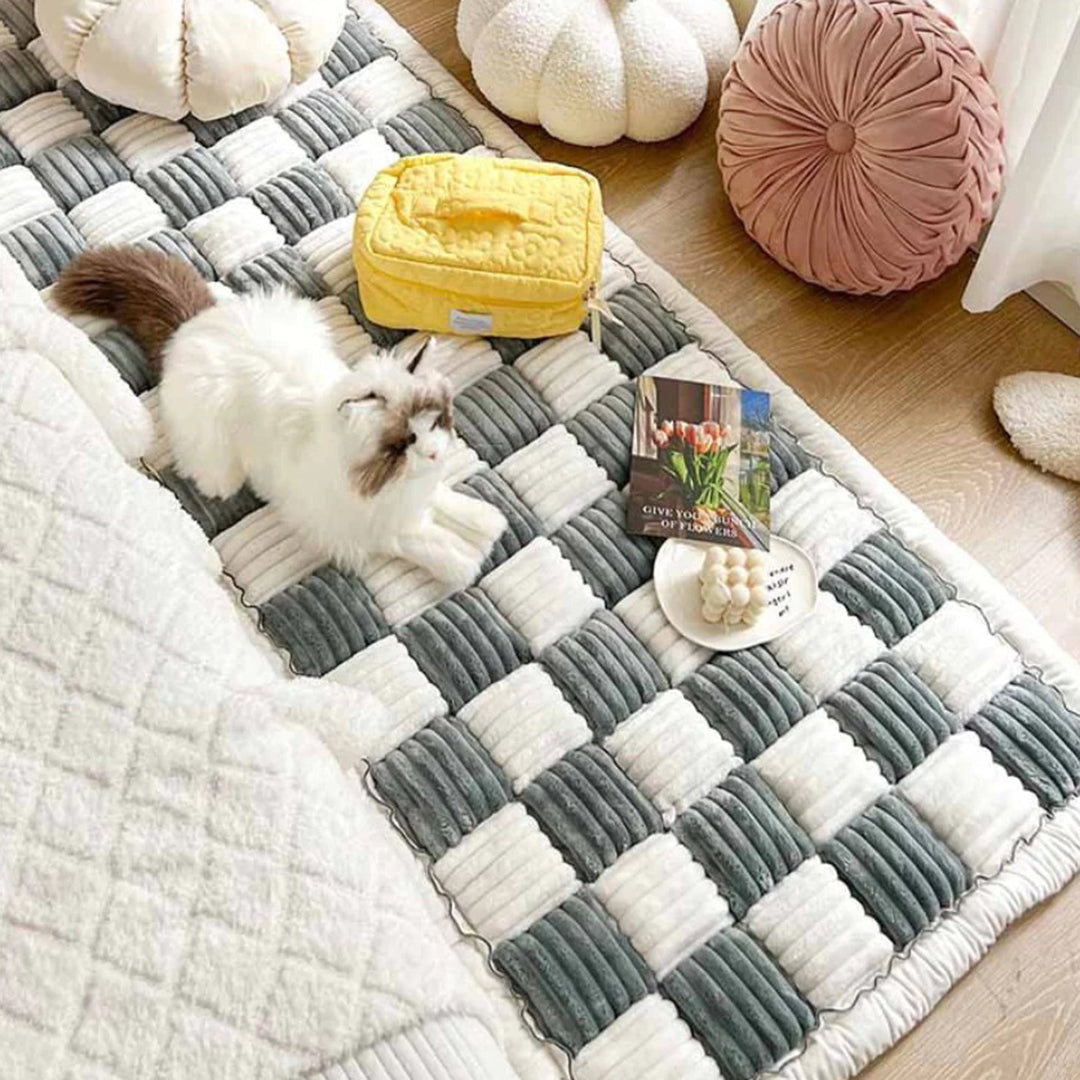 Coperta di Lusso Impermeabile per Cani con Fondo Antiscivolo