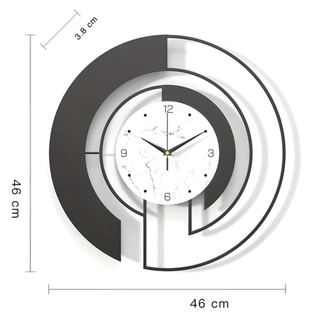 Arc - Orologio da parete elegante e raffinato per un interno moderno