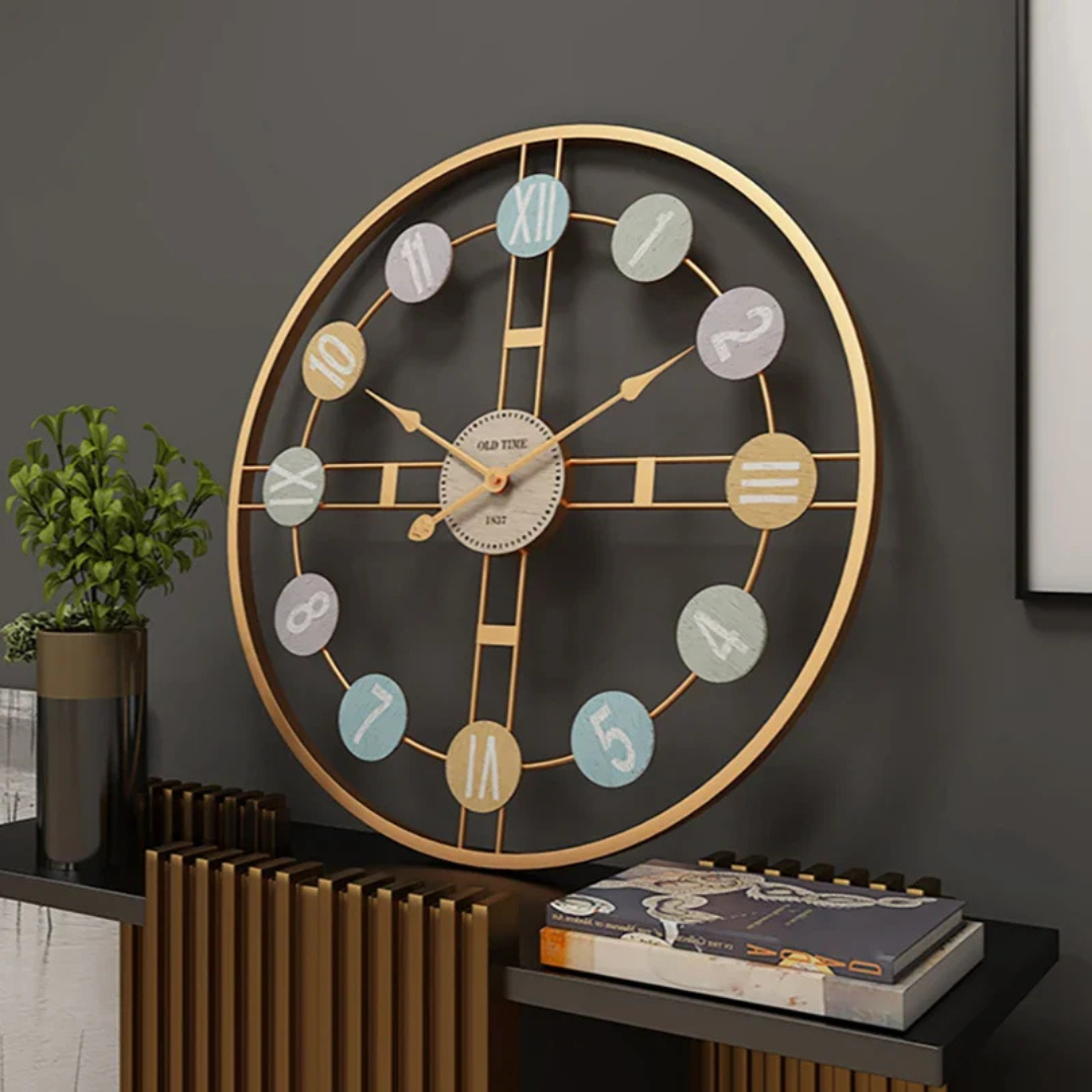 Grande orologio da parete per il soggiorno - elemento decorativo elegante e funzionale