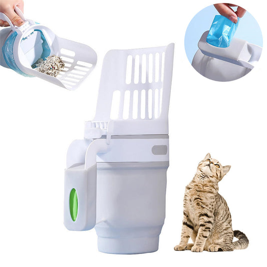 Innovativa lettiera per gatti con sistema di gestione dei rifiuti facile