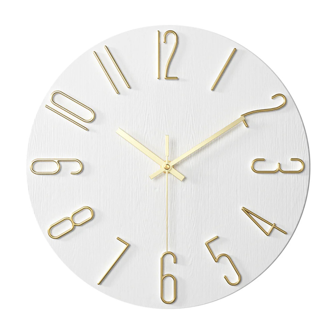 Noble - Orologio da parete sottile e elegante perfetto per il soggiorno