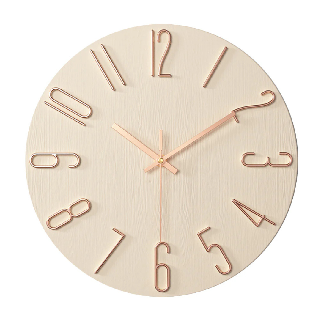 Noble - Orologio da parete sottile e elegante perfetto per il soggiorno