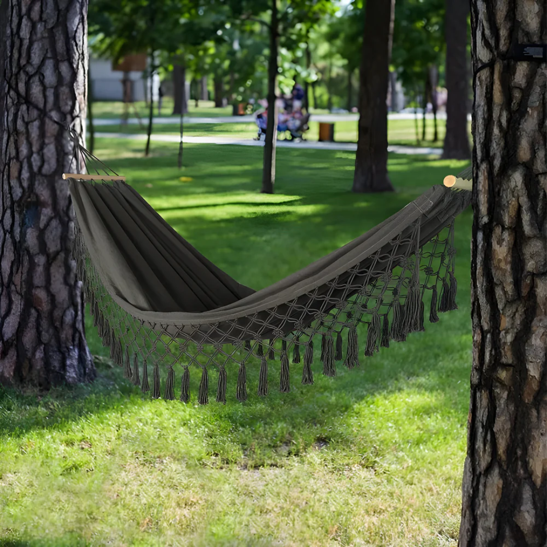 Velri - Amaca di Cotone Boho Lussuosa e Confortevole per il Massimo Relax