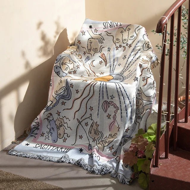 Arazzo da parete intrecciato alla moda – Decorazione moderna per la casa e accento d'interni elegante