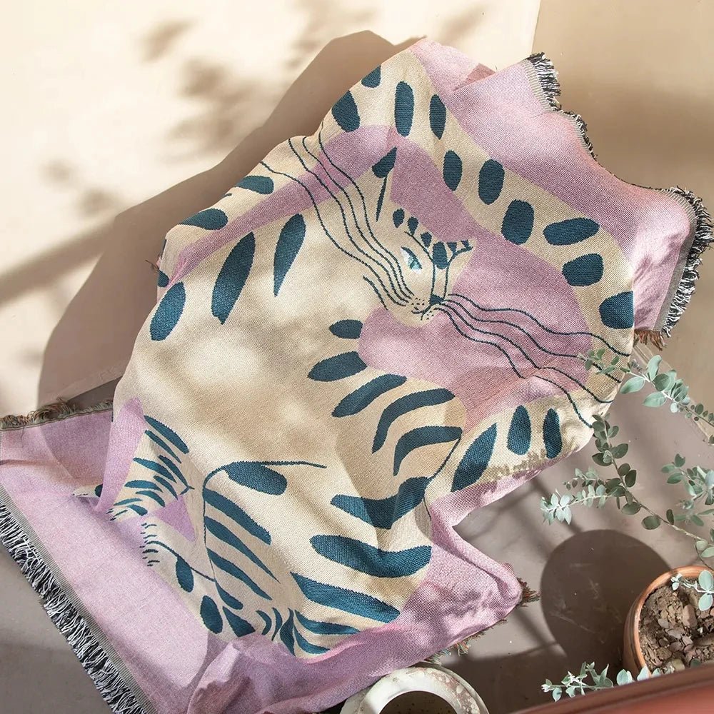 Arazzo da parete intrecciato alla moda – Decorazione moderna per la casa e accento d'interni elegante