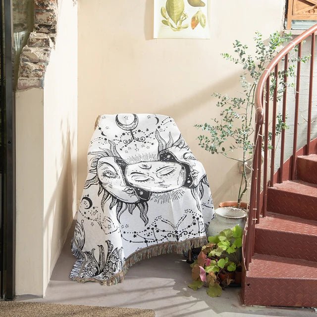 Arazzo da parete intrecciato alla moda – Decorazione moderna per la casa e accento d'interni elegante