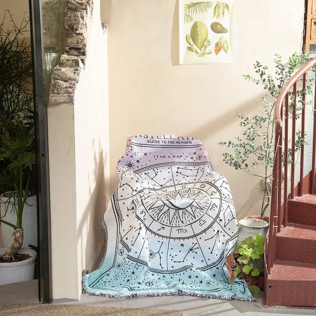 Arazzo da parete intrecciato alla moda – Decorazione moderna per la casa e accento d'interni elegante