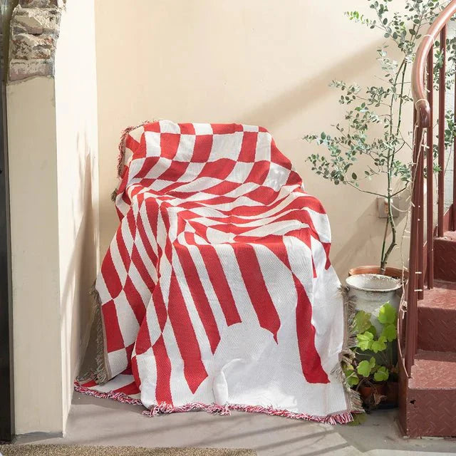 Arazzo da parete intrecciato alla moda – Decorazione moderna per la casa e accento d'interni elegante