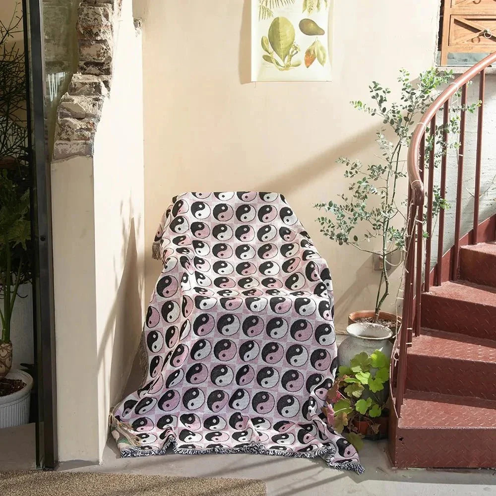 Arazzo da parete intrecciato alla moda – Decorazione moderna per la casa e accento d'interni elegante