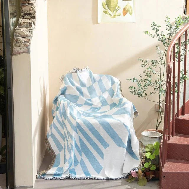 Arazzo da parete intrecciato alla moda – Decorazione moderna per la casa e accento d'interni elegante
