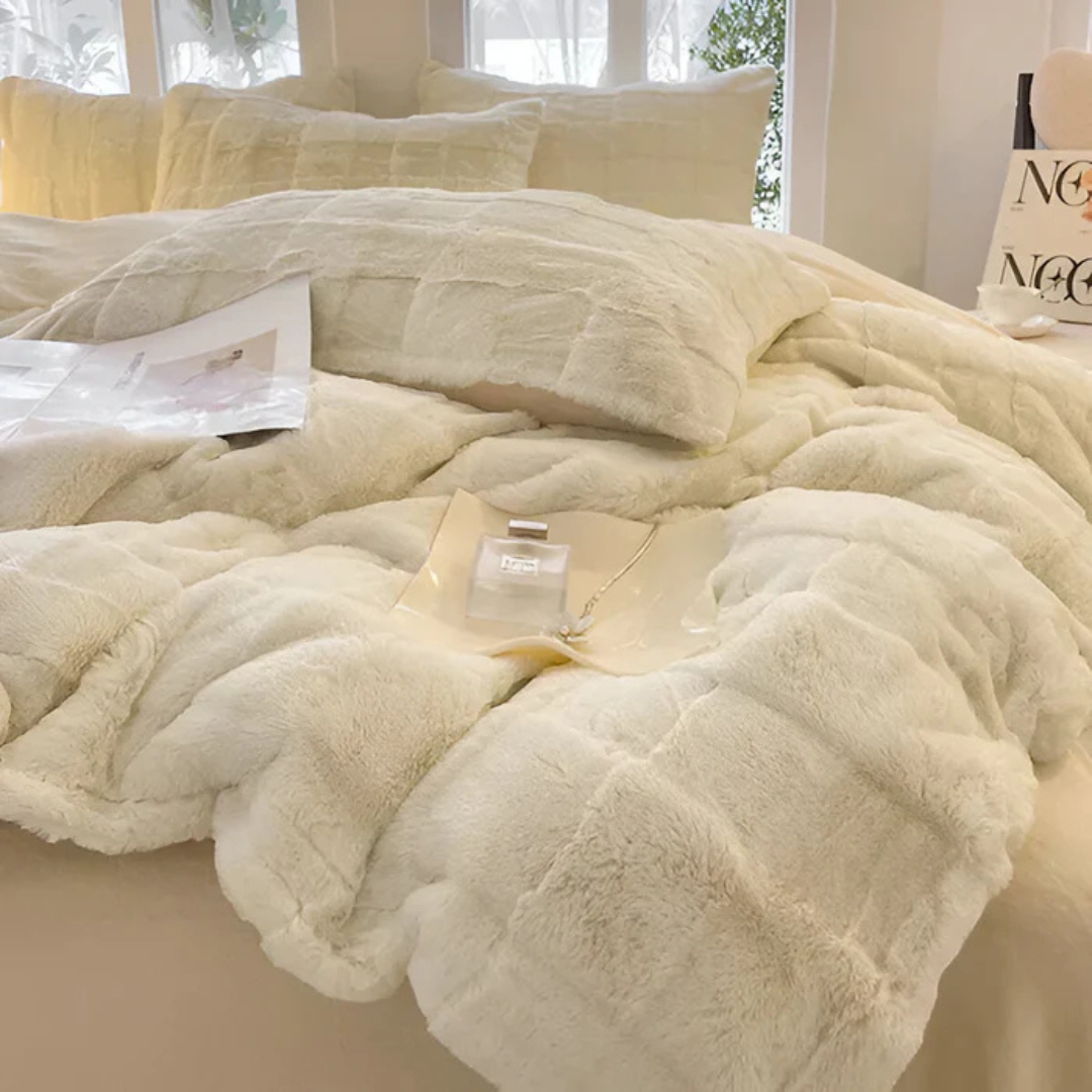 Comfort Estremo: Copripiumino di Lusso in Morbido Pile 155x220 per Notti Calde e Accoglienti Tutto l'Anno