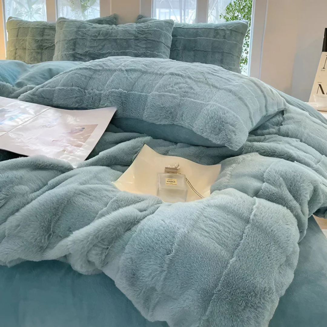 Comfort Estremo: Copripiumino di Lusso in Morbido Pile 155x220 per Notti Calde e Accoglienti Tutto l'Anno