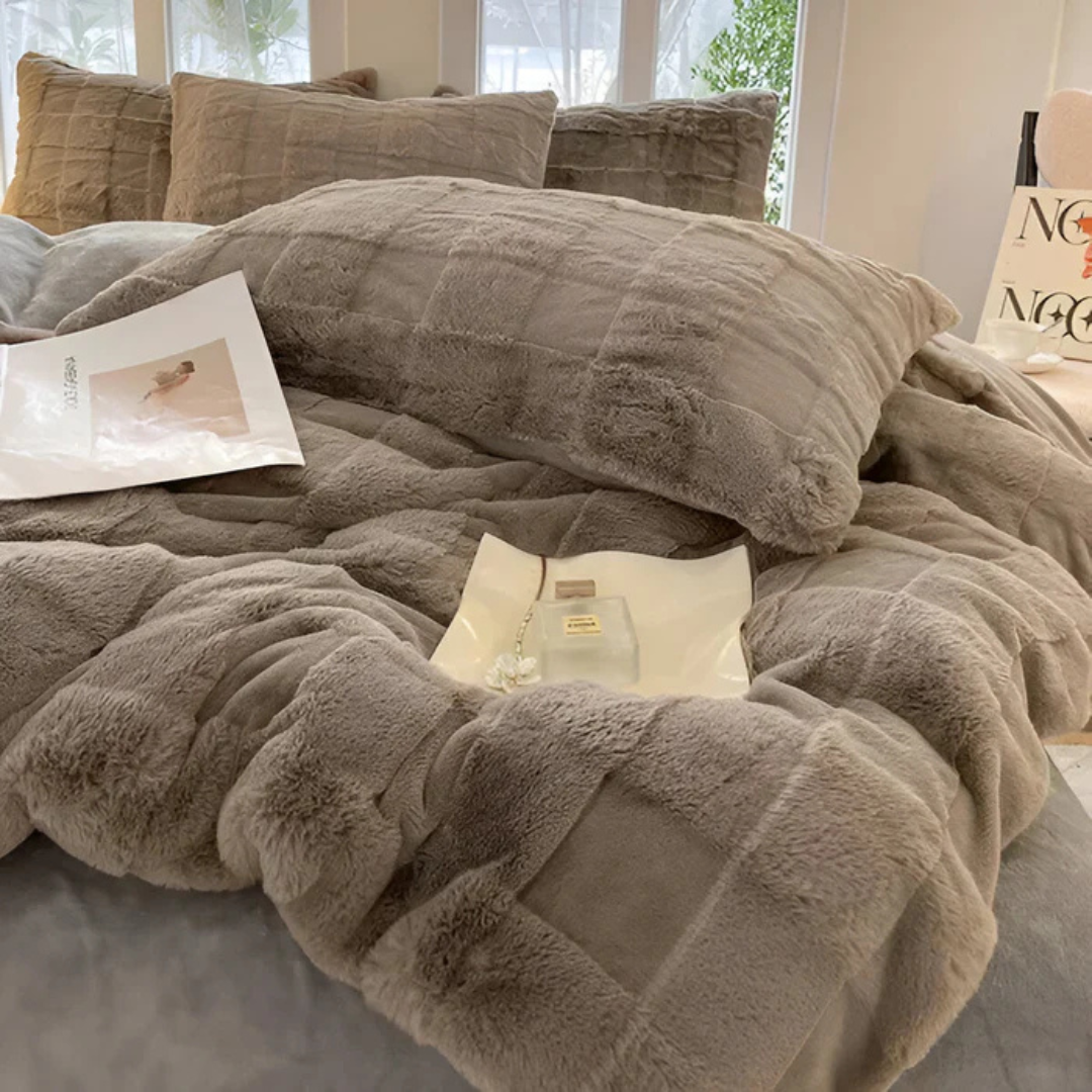 Comfort Estremo: Copripiumino di Lusso in Morbido Pile 155x220 per Notti Calde e Accoglienti Tutto l'Anno