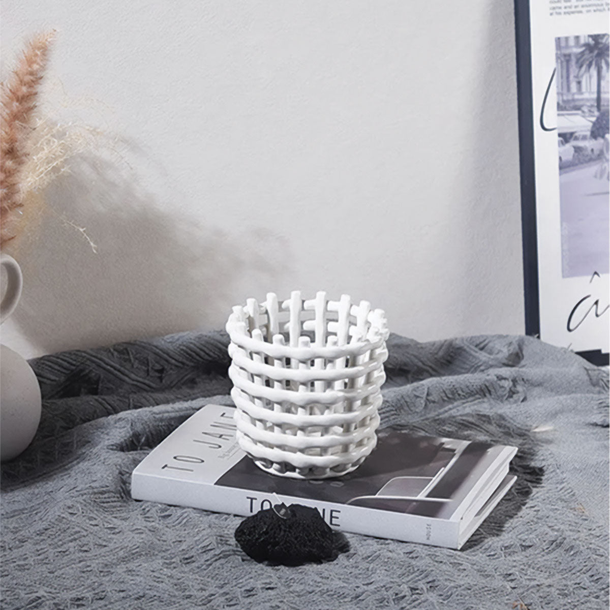 Collezione Forma Basket - Contenitore Elegante e Pratico per un Interno Sofisticato