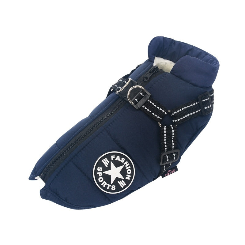 Cappotto impermeabile di lusso per cani con isolamento accogliente per un calore extra
