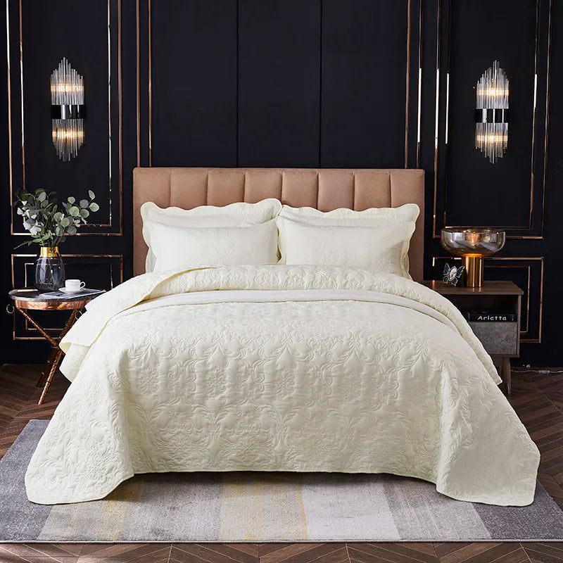 Trapunta in cotone bianco Lux per comfort supremo – Disponibile in 150x200 cm e 200x220 cm