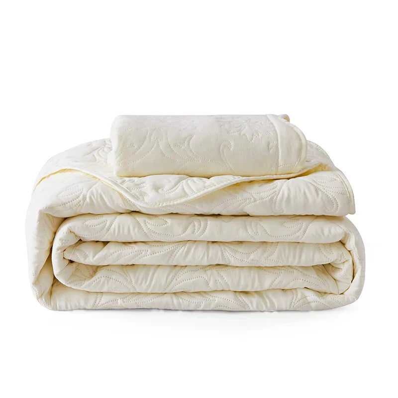 Trapunta in cotone bianco Lux per comfort supremo – Disponibile in 150x200 cm e 200x220 cm
