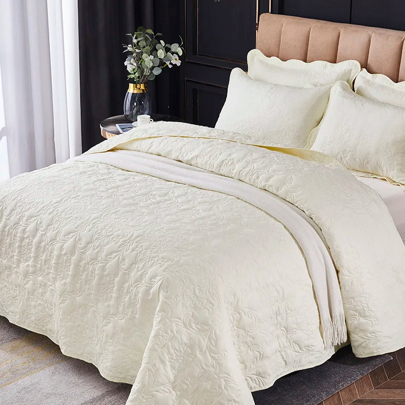 Trapunta in cotone bianco Lux per comfort supremo – Disponibile in 150x200 cm e 200x220 cm