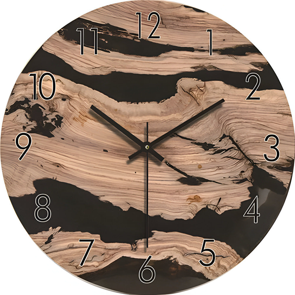 Arista - Orologio da parete in legno elegante e minimalista per un aspetto moderno