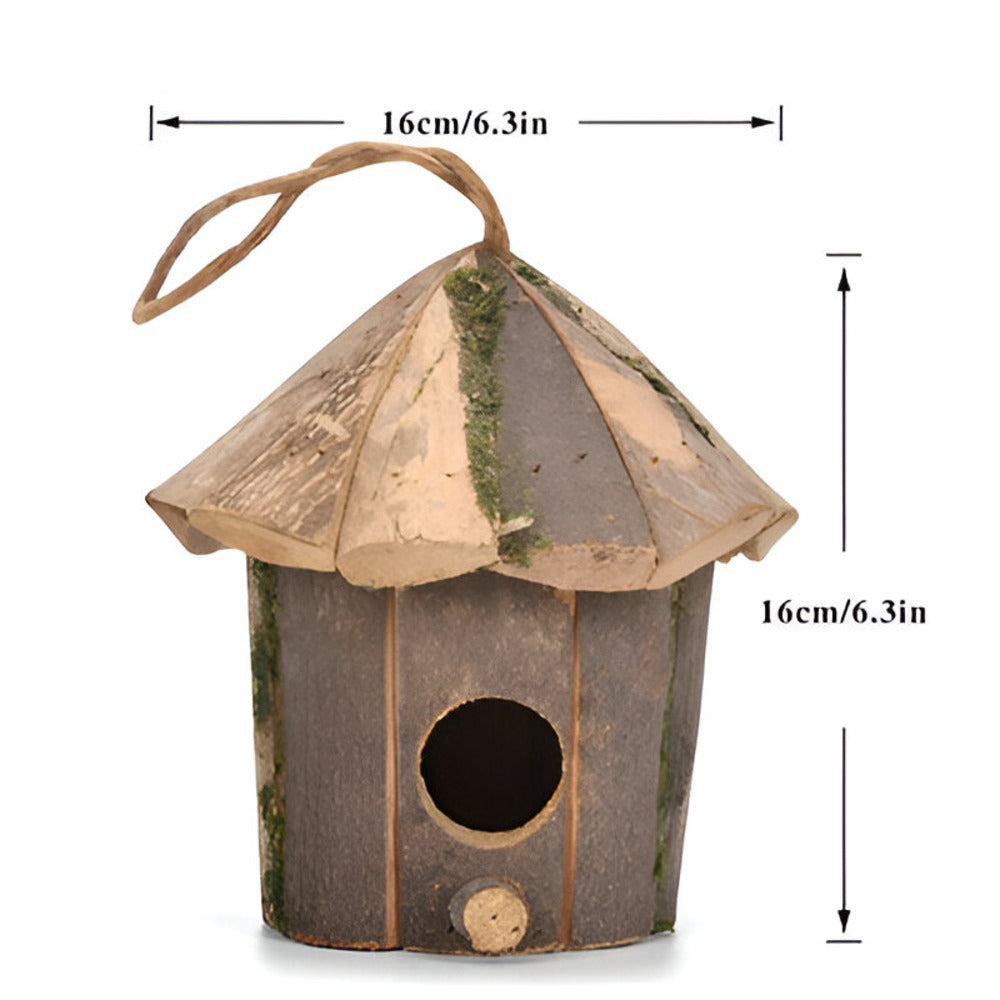 Domus - Affascinante Casetta Rustica in Legno con Design Colibrì