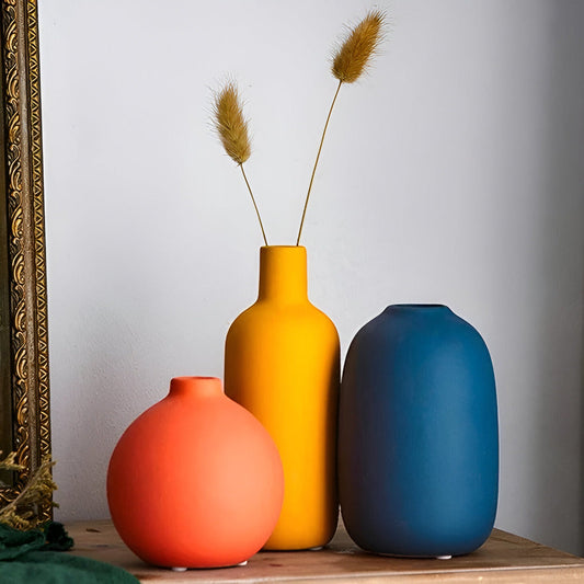 Astraelle - Elegante vaso scandinavo in ceramica in stile minimalista per un'atmosfera moderna