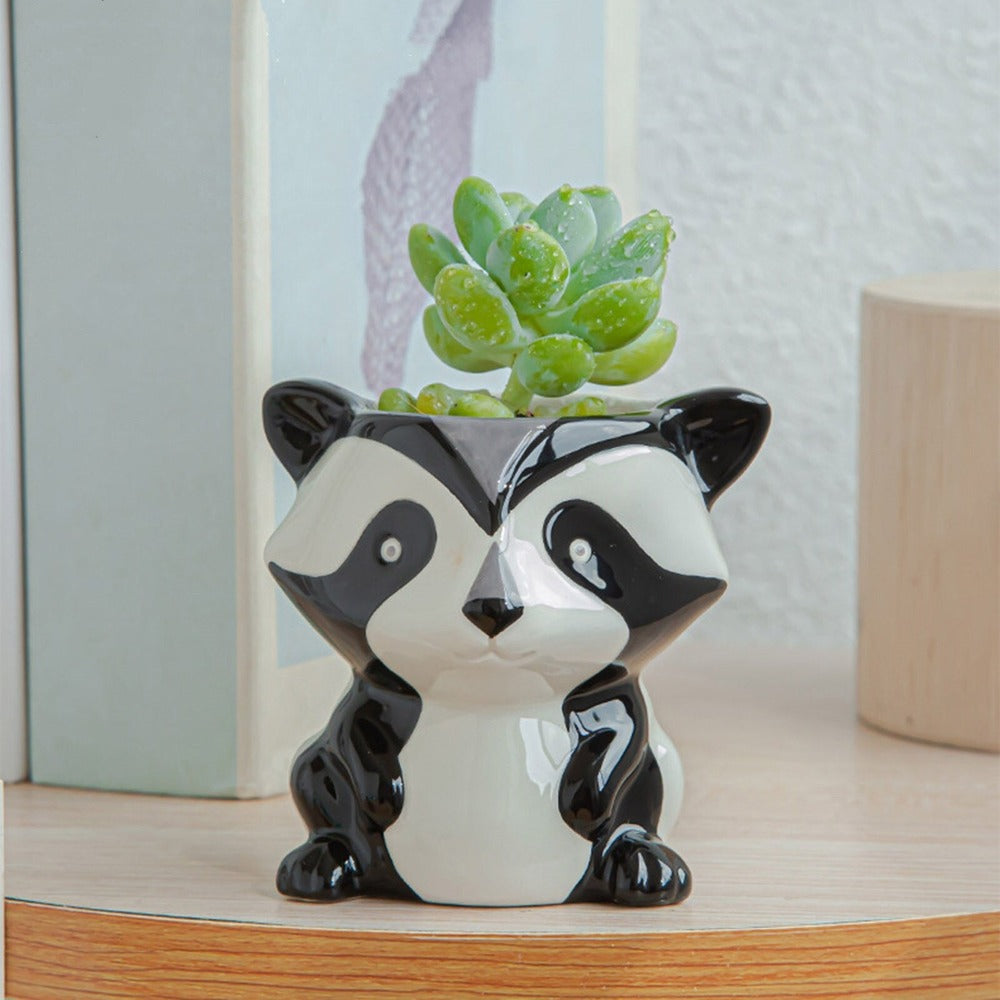 Serenna - Vaso per fiori animale creativo unico per un tocco giocoso in casa o in giardino