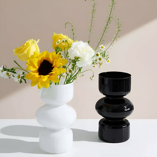 Elirona - Vaso di vetro scandinavo elegante in vari bellissimi colori