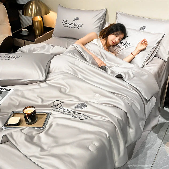 Piumino ultra leggero traspirante con temperatura regolabile per un sonno perfetto