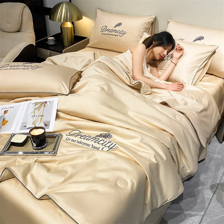 Piumino ultra leggero traspirante con temperatura regolabile per un sonno perfetto