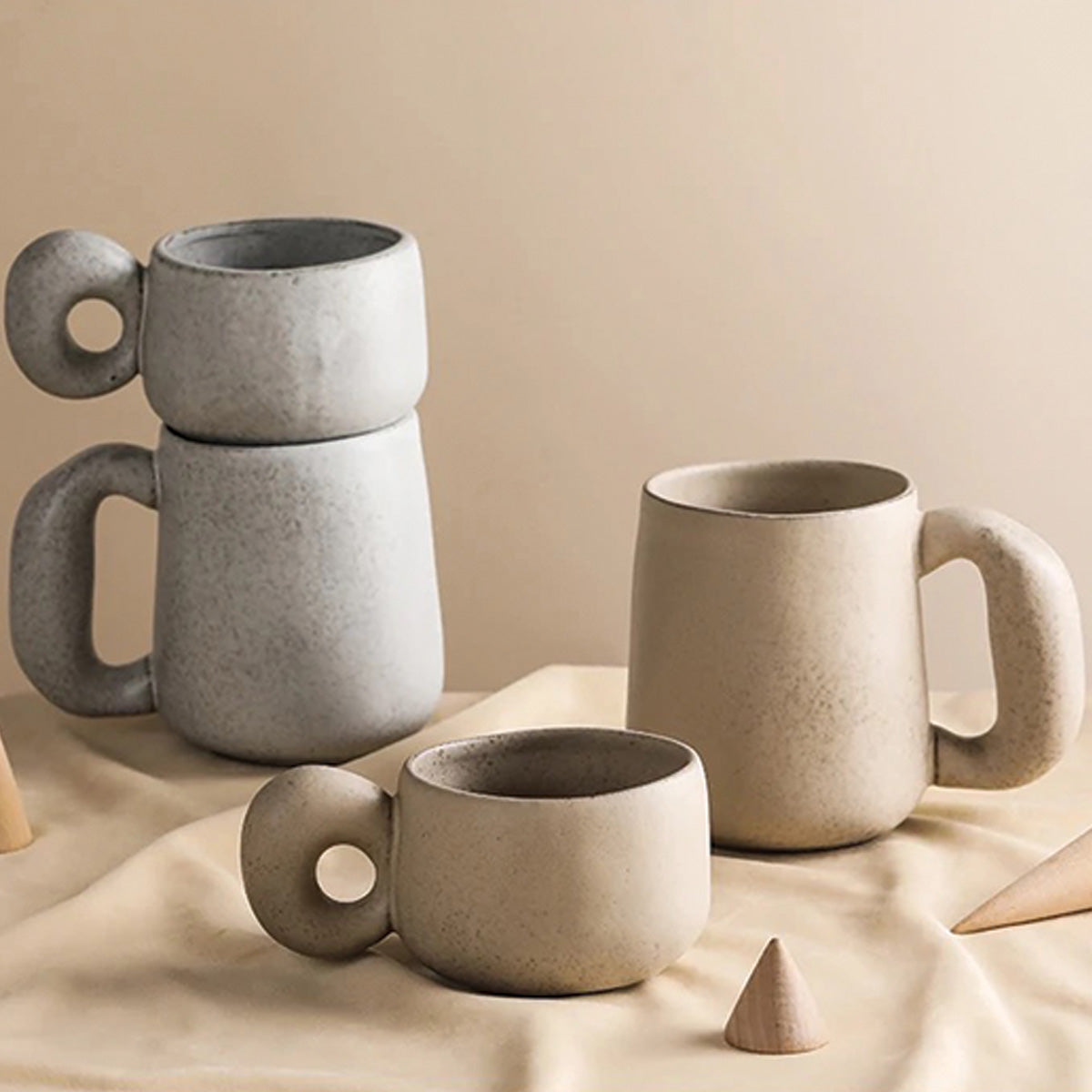 LouvStone - Bicchieri in Pietra Autentica | Ceramica Artigianale Fatta a Mano