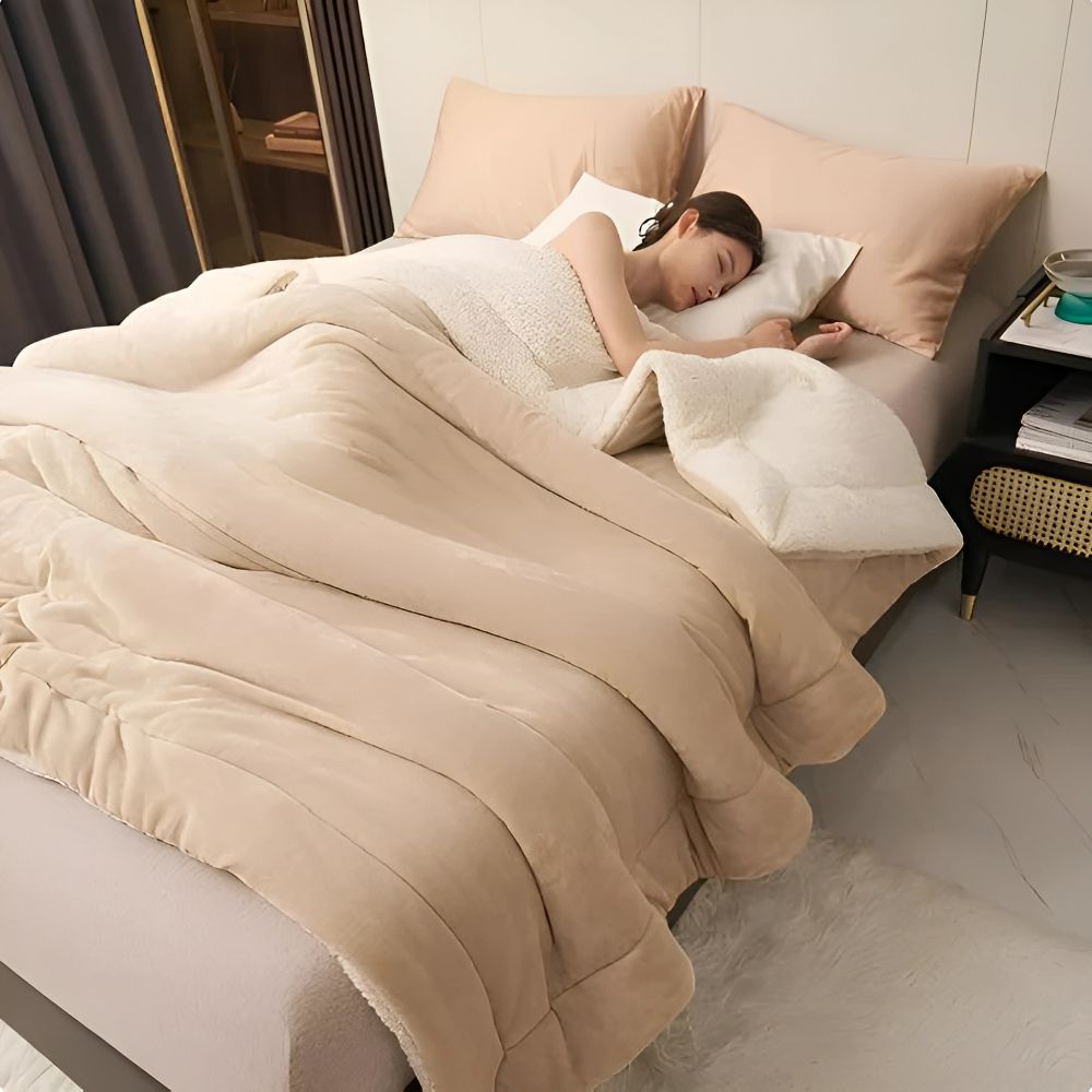 Coperta in pile lussuosa - Plaid morbido e caldo per il massimo comfort in soggiorno e camera da letto