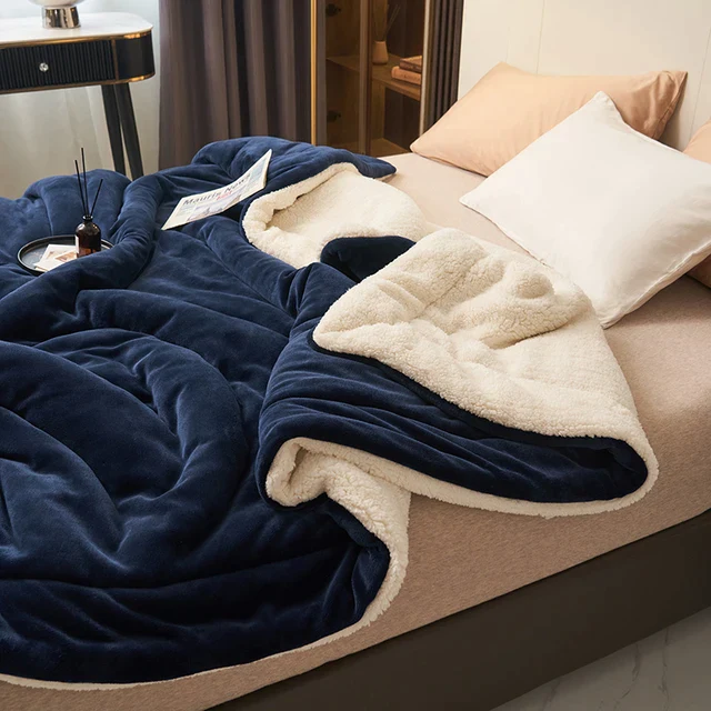 Coperta in pile lussuosa - Plaid morbido e caldo per il massimo comfort in soggiorno e camera da letto