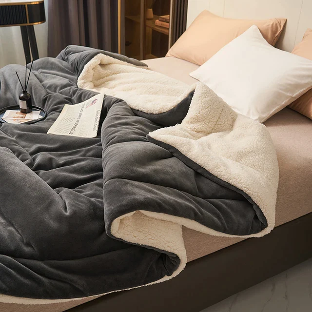 Coperta in pile lussuosa - Plaid morbido e caldo per il massimo comfort in soggiorno e camera da letto